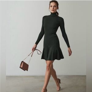 NWT Reiss Mimi Knit Dress - Black, Size M